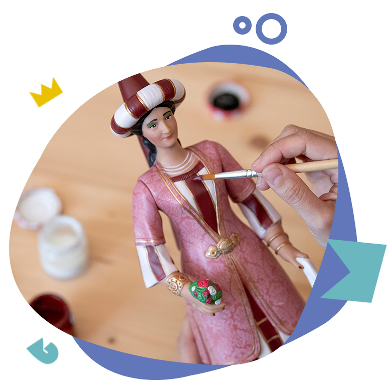 Figures pintades a ma